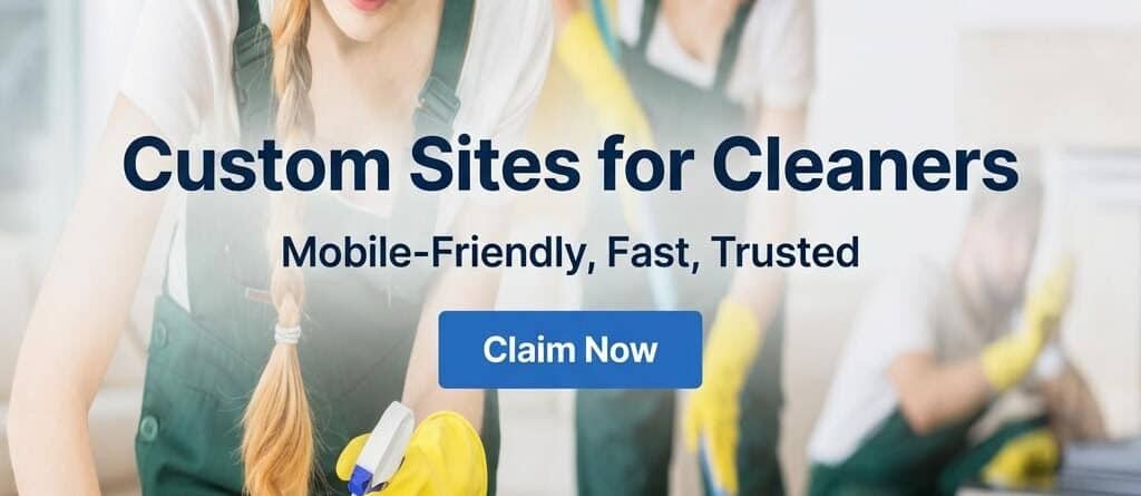 Professional cleaning service website design for Kansas City cleaning companies.