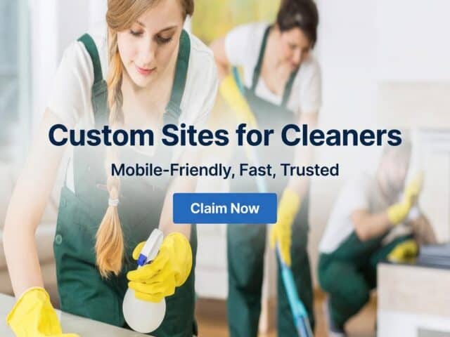 Professional cleaning service website design for Kansas City cleaning companies.