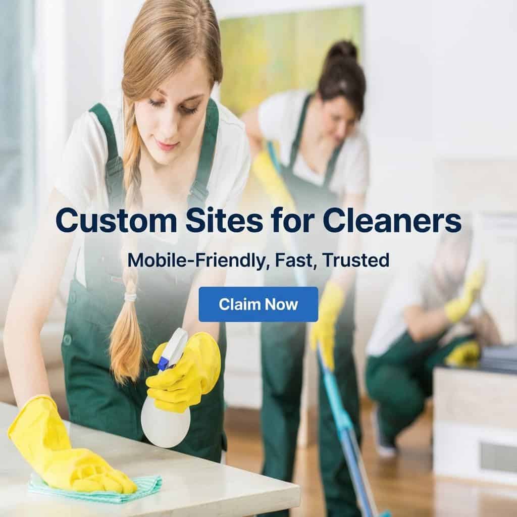 Professional cleaning service website design for Kansas City cleaning companies.