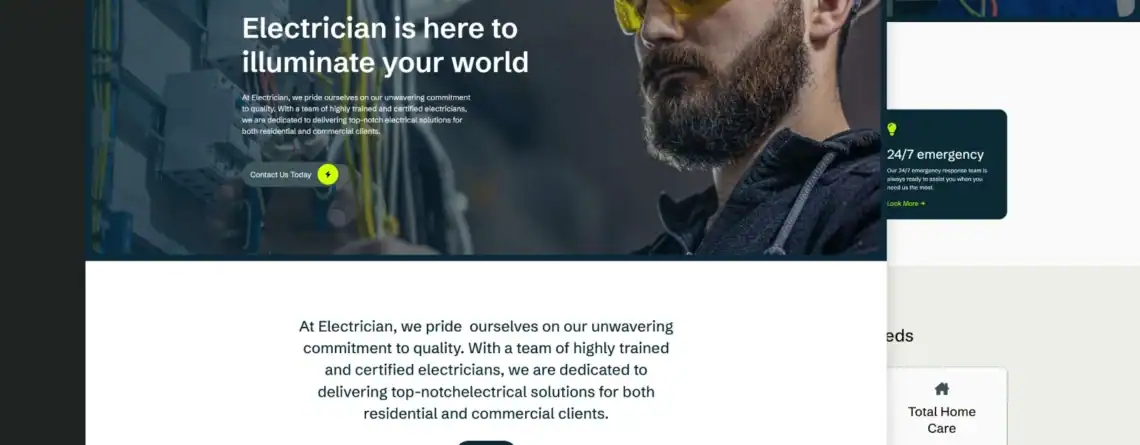 Web Design & SEO for Electricians