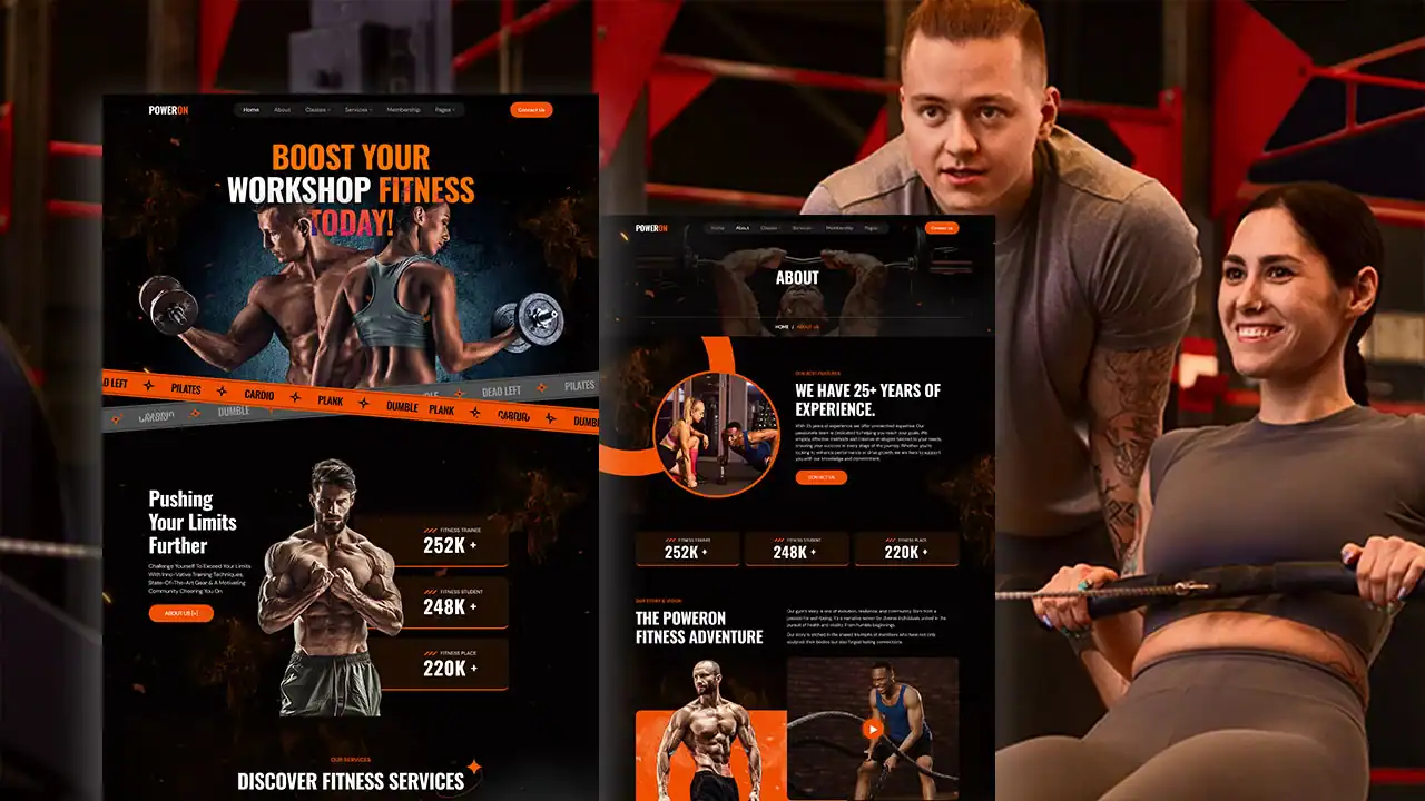 KC Web Designs - Fitness Trainers & Gyms web design Kansas City