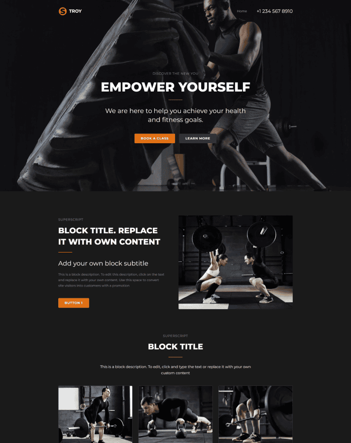 KC Web Designs - Fitness Trainers & Gyms web design Kansas City