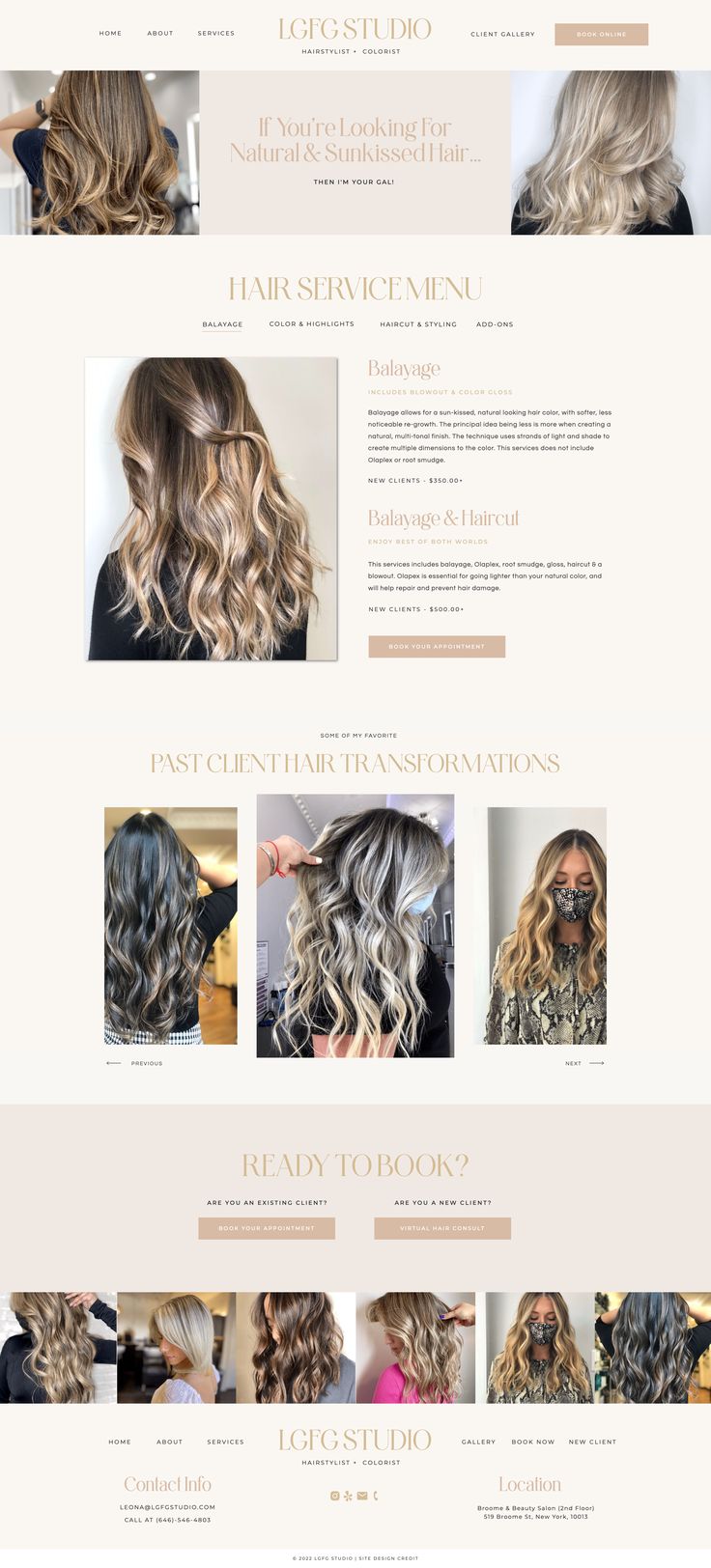 Web Design & SEO for Hair Salons