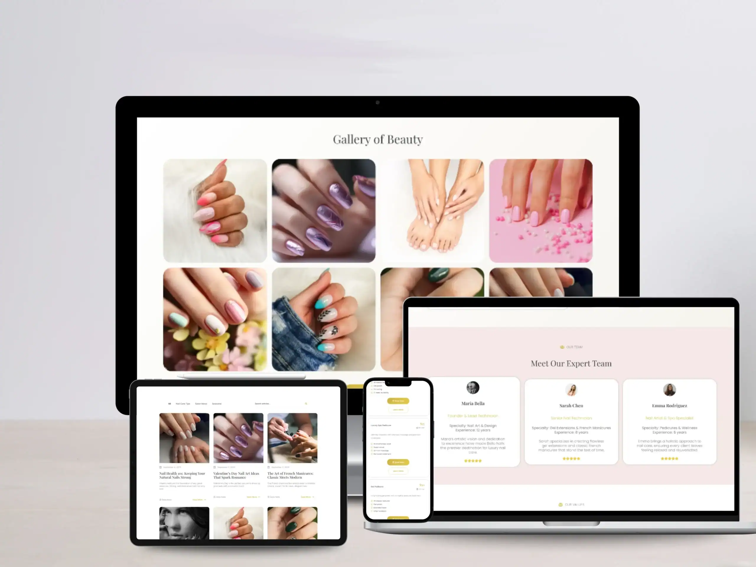 Web Design & SEO for Nail Salons