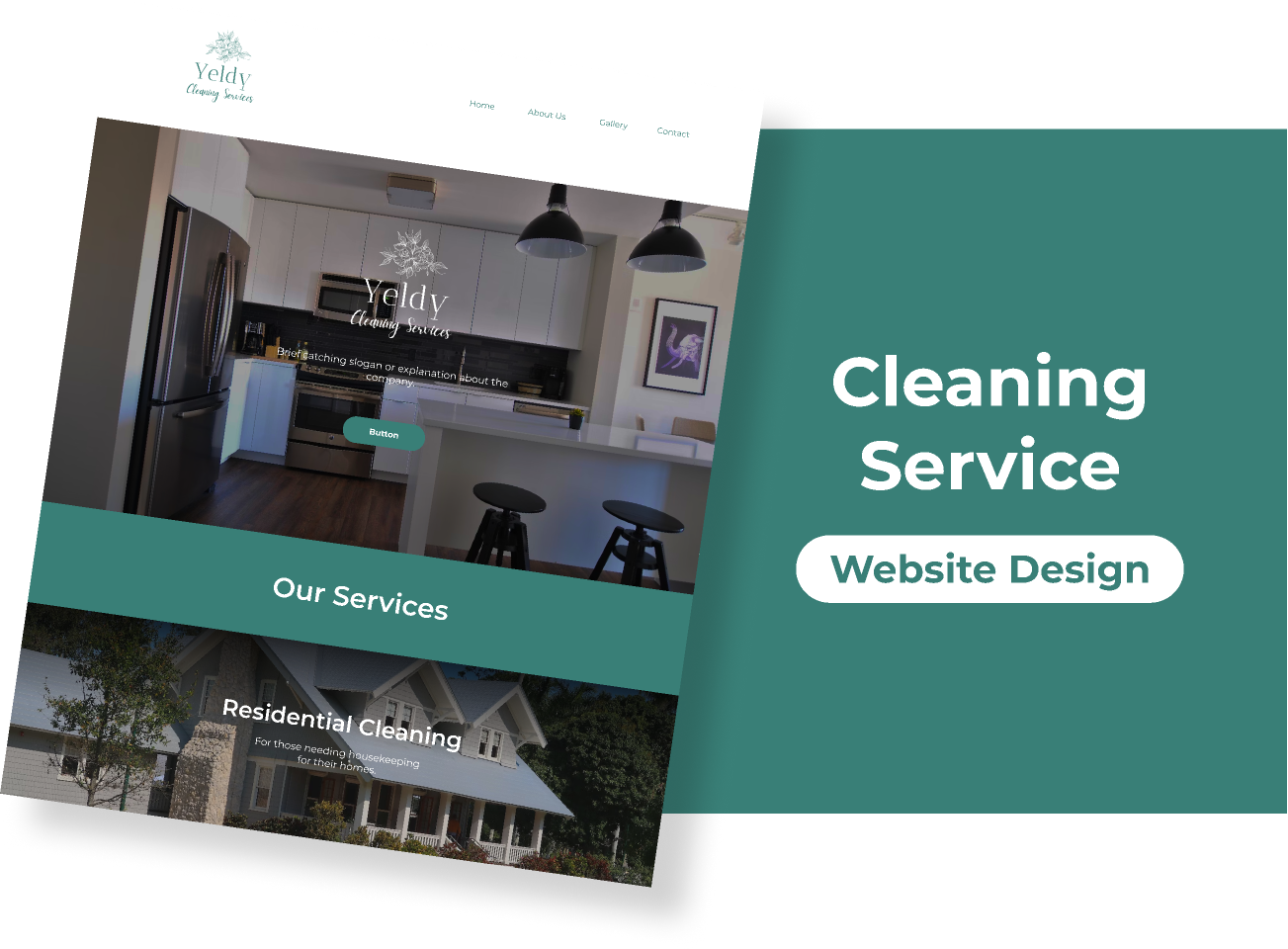 cleaning services web design