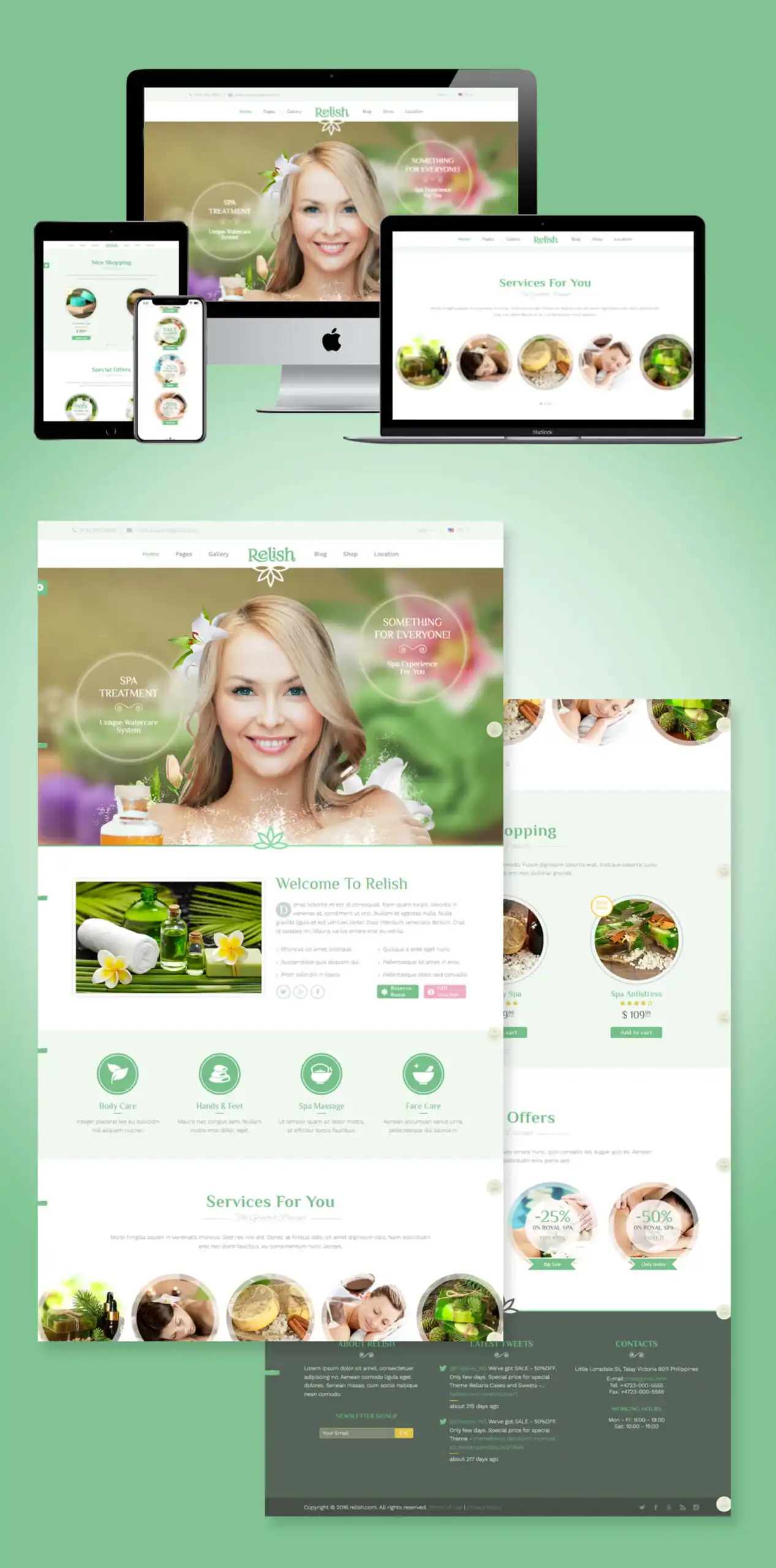 KC Web Designs - Day Spas & Massage Therapists web design Kansas City
