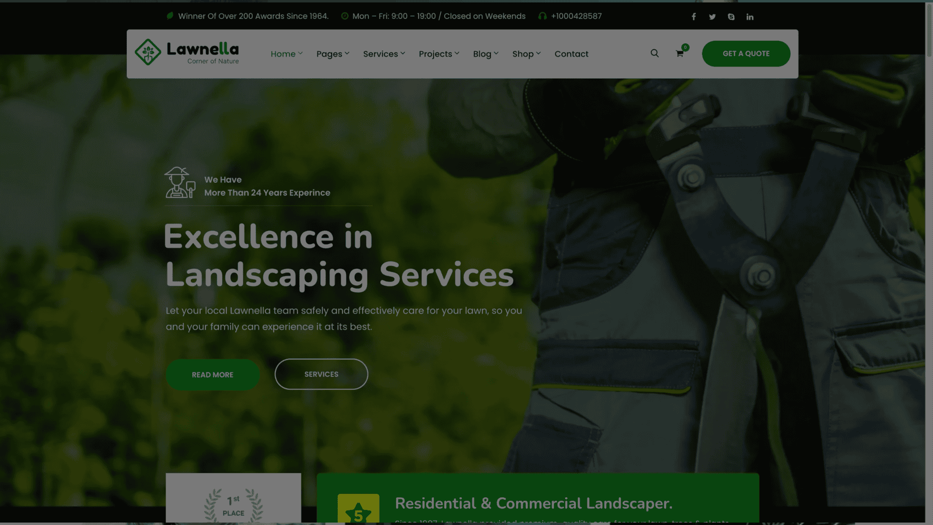 Custom web design for landscaping and lawn care businesses in Kansas City.