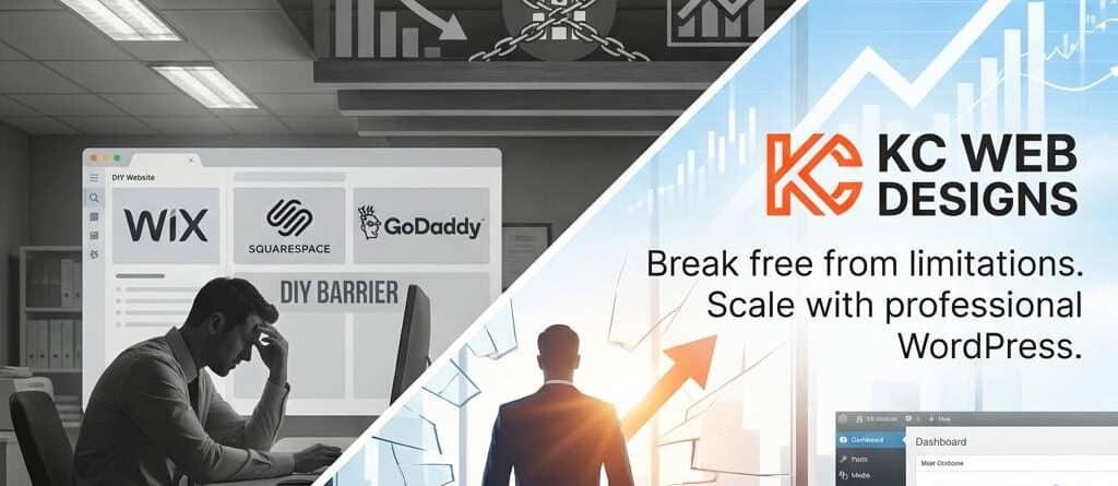 Kansas City business owner analyzing website growth potential with professional SEO and web design s.