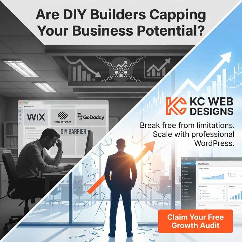 Kansas City business owner analyzing website growth potential with professional SEO and web design s.