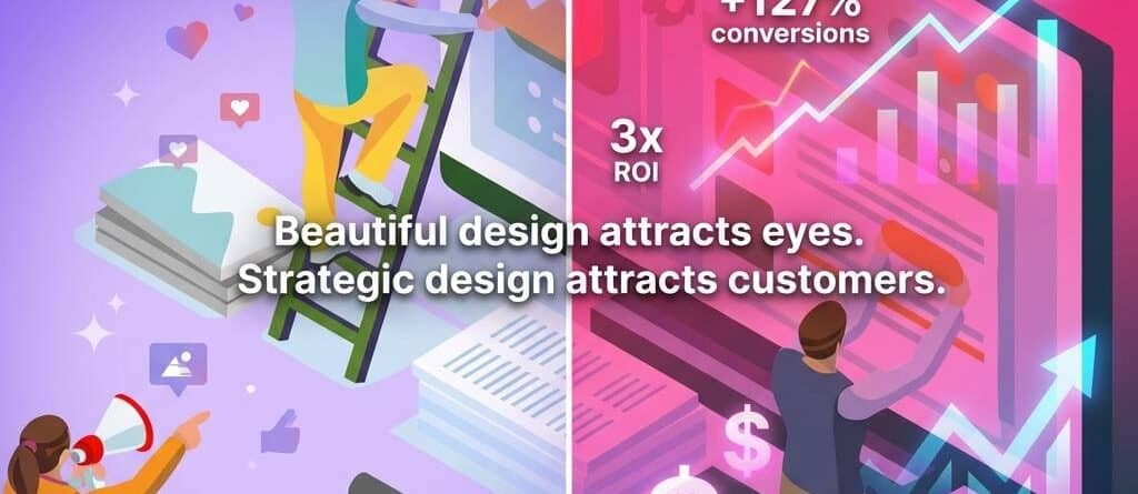 Illustration of website design and analytics boosting business growth in Kansas City.